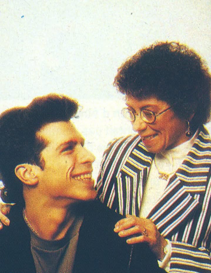 Danny Wood with his mother, Elizabeth Betty Wood